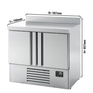 Chladiaci stôl PREMIUM PLUS - 980x700 mm, 2 dvere, podstavec