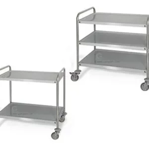Nerezové servírovacie vozíky