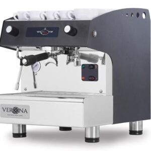 Kávovar ROMEO easy Hendi – 1-pákový, poloautomat, čierny, 230V/1800W, 375×530×485 mm