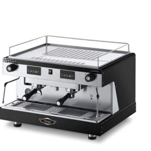 Kávovar Wega – 2-skupinový, elektronický, čierny, 10,5L, 400V/3700W, 740×555×(H)515 mm