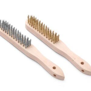 Grilovacia sada Hendi – oceľové a mosadzné štetiny, 2 ks, dĺžka 290mm