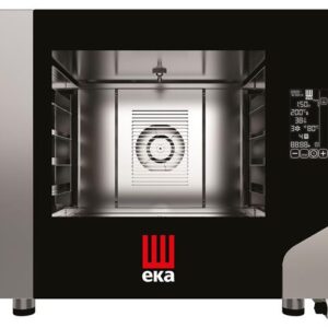 Konvekčná pec Millennial Tecnoeka – 4× 600×400 mm, elektrická, čierny panel