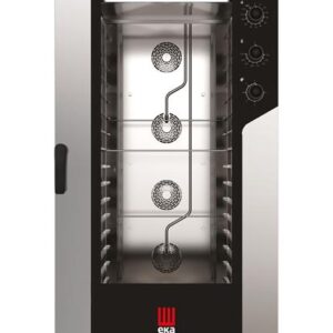 Konvekčná parná pec Tecnoeka – Smart Bakery, 16× 600×400 mm, elektronicko-mechanické ovládanie, 400V/31000W, 930×1035×(H)1900 mm