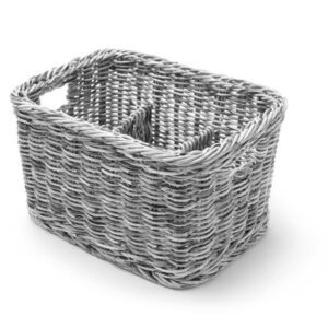 Košík na príbory Hendi – čierny, 260×180×150 mm