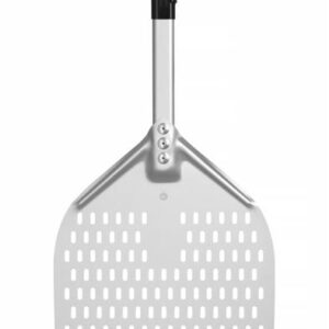 Perforovaná štvorcová pizza lopata s krátkou rukoväťou, Hendi – 300×660 mm