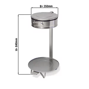 Držiak vreca na odpad, Ø 35 cm, nerez