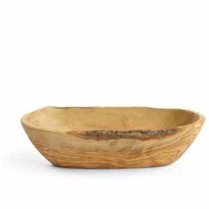 Miska Hendi – z olivového dreva, podlhovastá, 400×90×(H)80 mm