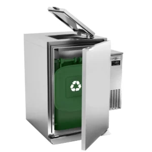 Chladič odpadu – 1x120L, umiestnený vpravo