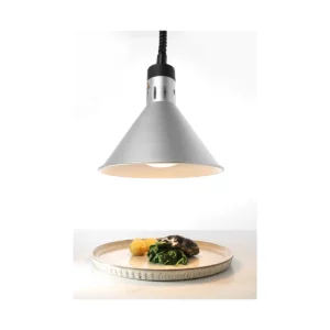 Závesná ohrevná lampa Hendi – strieborná, 250 W