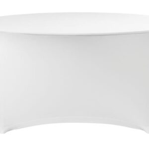 Obrus okrúhly Hendi Symposium – biely, Ø1800×(H)760 mm