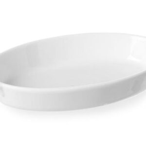 Oválna porcelánová polmiska Hendi – 0,8L, 324x185x(H)38mm