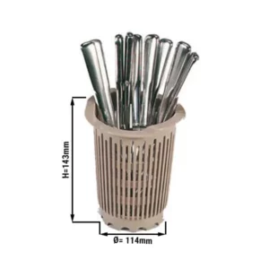 Košík na príbory - okrúhly - Ø 114 mm