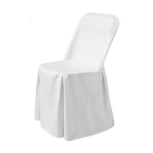 Poťah na stoličku Excellent – Hendi, biely, 540×440×(H)840 mm