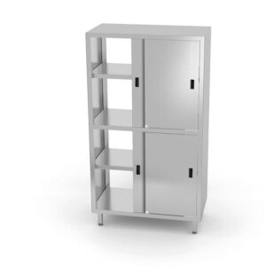 Priechodná skrinka s deliacimi a posuvnými dverami Hendi – Kitchen Line, 1000×600×(H)1800 mm