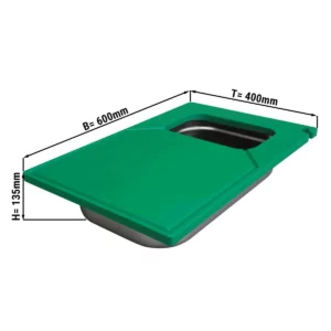 Krájacia doska s odpadkovým košom