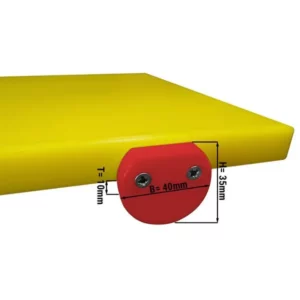 Zátka na krájanie dosky - červená