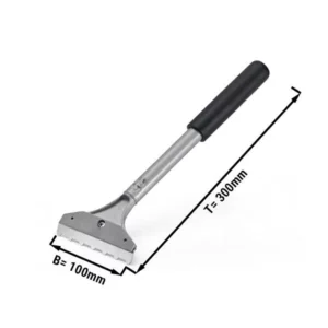 Škrabka z nerezovej ocele - drážkovaná