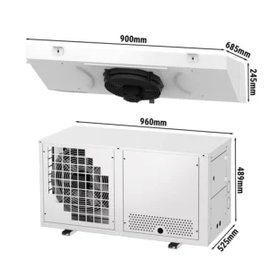 Delený chladiaci agregát - max. pre 7,5 m3 - stupeň ochrany IP 51