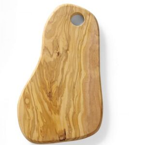 Servírovacia doštička Hendi – Z olivového dreva s otvorom, 250x165x18 mm