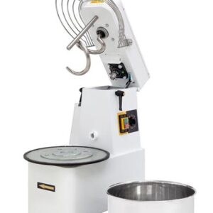 Špirálový miesič s vyberateľnou nádobou - 2 rýchlosti, 56 kg/h, 22L, Prismafood, 400V/1100W, 390x670x(H)735mm