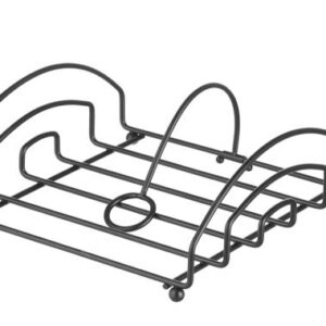 Stojan na servítky Hendi – čierny, 155×160 mm