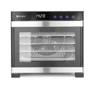 Sušička potravín Hendi – 6 zásobníkov, 230V/650W, 342×485×(H)309 mm