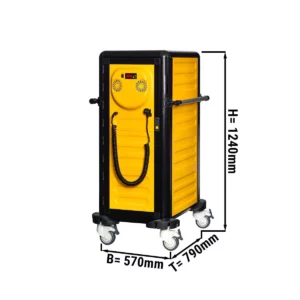 Termo vozík s ohrevom – kapacita 19 GN 1/1