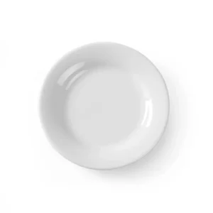 Plytký tanier Hendi 770849 – ø160 mm, biely