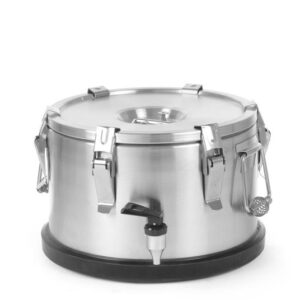 Termoska na potraviny Profi Line Hendi – s kohútikom, 15 l, ø330×(H)280 mm