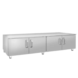 Nerezová spodná konštrukcia – 1600 mm, 4 dvere