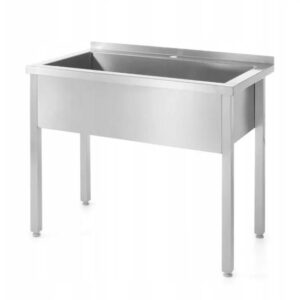 Zvarený umývací stôl s jednou vaňou Hendi Profi Line – 1000x700x850 mm