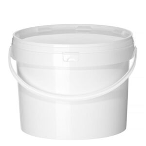 Vedro Hendi – 11,5 litra, biele, priemer 300 mm, výška 230 mm