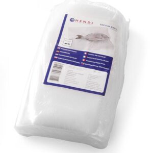 Vrecká do baličiek Hendi – vrúbkované, 100 ks, 150×250 mm