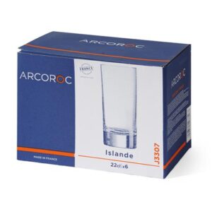 Vysoký pohár Islande – Arcoroc, 360 ml, sada 6 ks, ø64x(H)170 mm