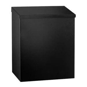 Nástenný odpadkový kôš, 7L, čierny