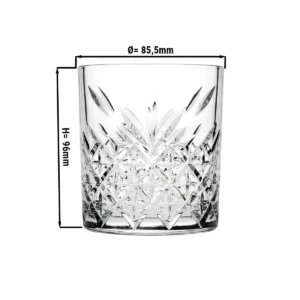 Pohár na whisky - TIMELESS - priehľadný - 350 ml, 12 kusov