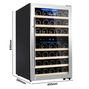 Vinotéka - 2 klimatické zóny, 120 l, max. 45 fliaš