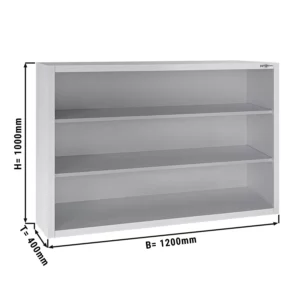 ECO nástenná skrinka – 1200mm, fixné dvere, výška 1000mm