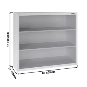 ECO nástenná skrinka – 800mm, bez výklopných dverí, výška 1000mm