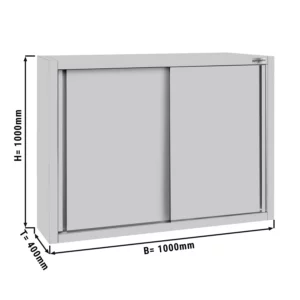 ECO nástenná skrinka – 1000mm, posuvné dvere, výška 1000mm