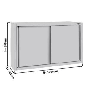 ECO nástenná skrinka – 1200mm, posuvné dvere, výška 800mm