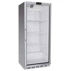 Nástenná chladiaca/mraziaca polica – 2500 mm – s LED osvetlením – s mraziacim ostrovom