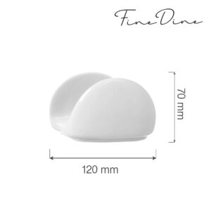 Držiak Na Servítky Bianco – 115 × 60 × 70 mm