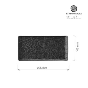 Obdĺžnikový Servírovací Tanier Kôra 295x148 mm