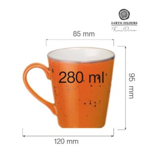 Dahlia hrnček – moderné krivky, 280 ml