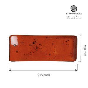 Servírovací Tanier Georgín – Stredný, 215 × 120 mm