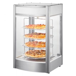 Kruhový ohrievač pizze – 4-poschodový model s priemerom 356 mm