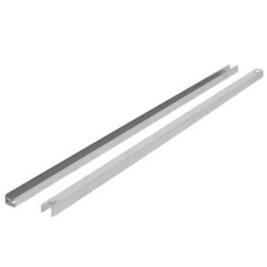 Koľajničky z nerezovej ocele – 1x pravá, 1x ľavá