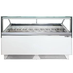 Zmrzlinový pult – 1200 mm, s LED osvetlením, pre 12x 5l alebo 8x 7l nádobu