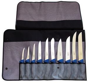 Zvinovací set 10 mäsiarskych nožov – PROFI LINE, KDS 2681